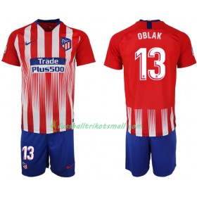 Fußballtrikots Atlético Madrid OBLAK 13 Kinder 2018-2019 Kurzarm Heimtrikotsatz kaufen